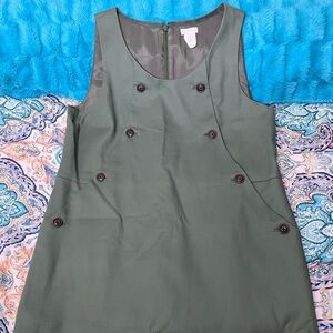 J.CREW COTTON JUMPER SLEEVELESS DRESS